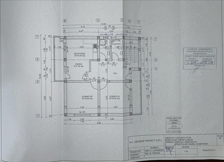 Casă cu 6 camere cu Teren 500 Mp în Carrefour