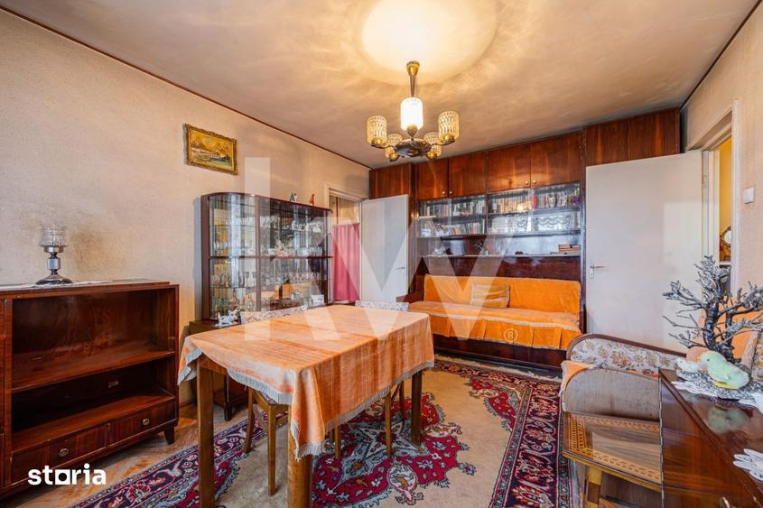 Apartament cu 2 camere semidecomandat, mobilat în Blumăna