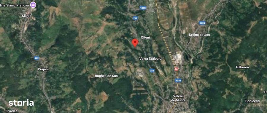 Teren de 4344 mp, în Teișani