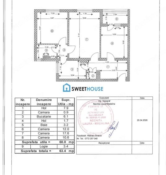 Apartament 3 Camere, Etaj 4 10 | Calea Bucuresti | Disponibil Imediat - 1