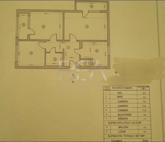 Apartament cu 3 camere decomandat în Drumul Taberei