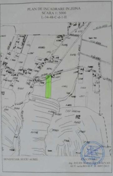 Inchiriez teren reziden?ial zona HUB Educa?ional Borhanci, 7860 mp, front 45 ml - 1