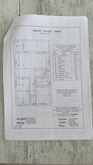 Casă individuală cu 4 camere cu Teren 467 Mp în Samurcași