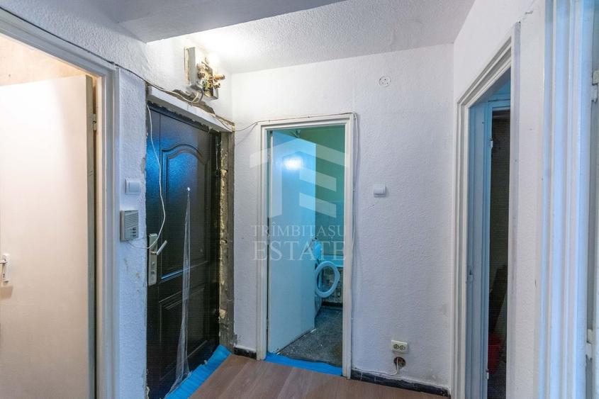 Apartament cu 2 camere decomandat, mobilat în Giurgiului