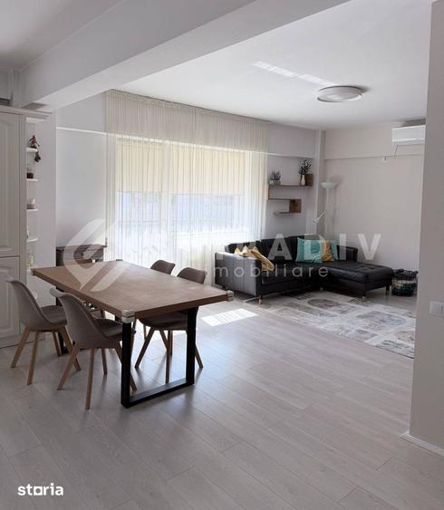 Apartament cu 4 camere semidecomandat, mobilat în Bună Ziua