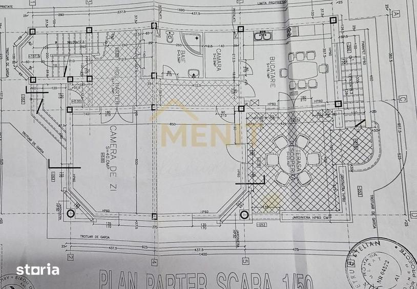 Casă cu 5 camere cu Teren 1508 Mp în Bereasca