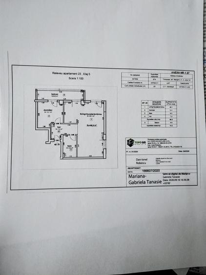 Apartament cu 3 camere în Central