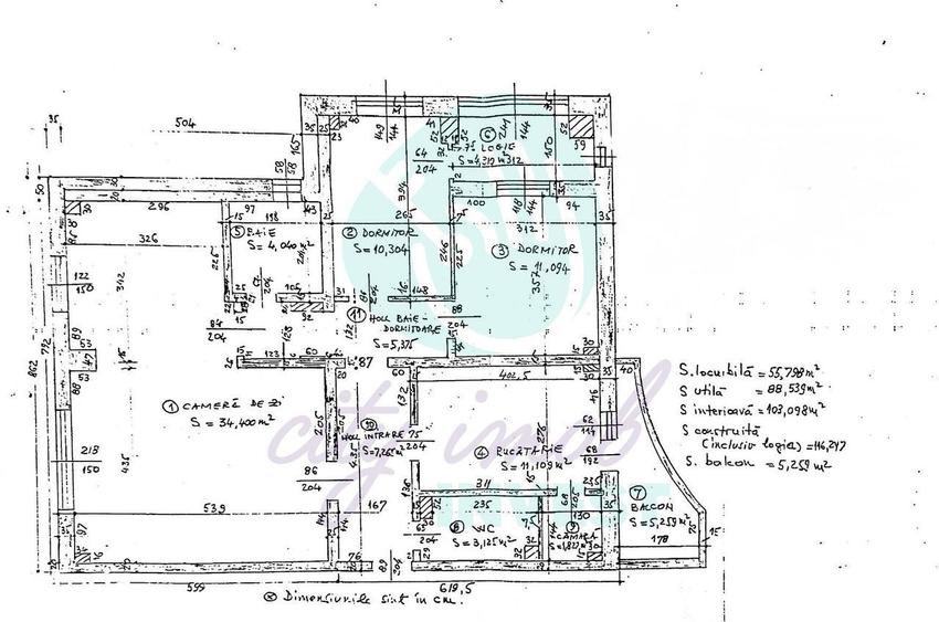 Apartament cu 4 camere decomandat, mobilat în Centrul Civic