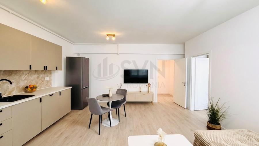 Apartament cu 2 camere semidecomandat, mobilat în Nord