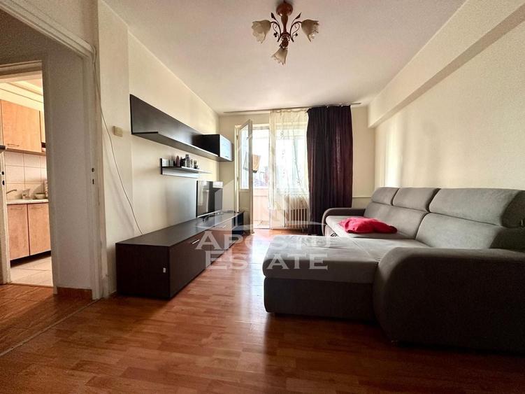 Apartament cu 2 camere semidecomandat, mobilat în Gării
