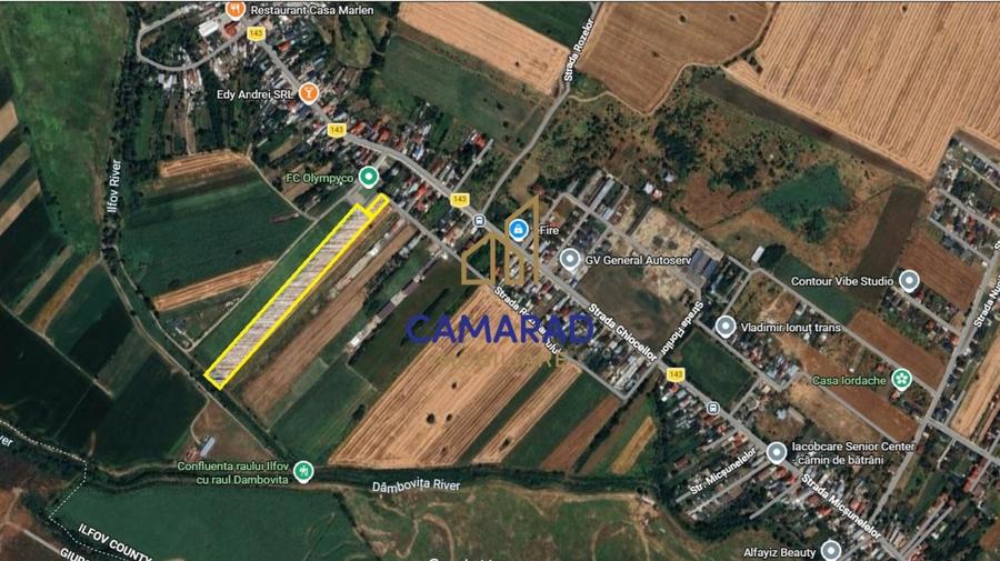 Teren Construcții intravilan de 13602 mp, în Dragomirești-Vale