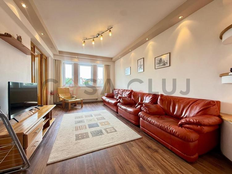 Apartament cu 4 camere semidecomandat, mobilat în Zorilor