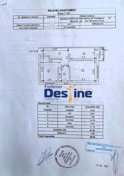 Apartament 2 camere decomandat 49 mp + balcon - 11