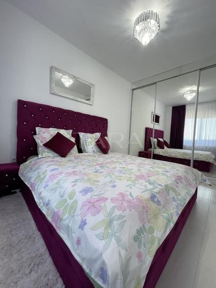 Apartament cu 2 camere semidecomandat, mobilat în Baciu