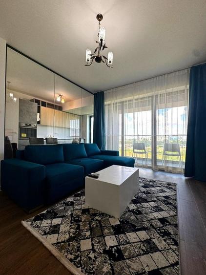Apartament cu 2 camere semidecomandat, mobilat în Aviației