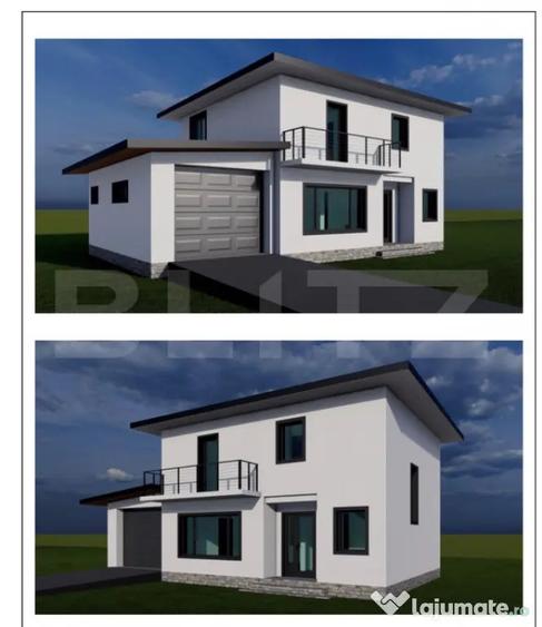 Casă cu 4 camere cu Teren 317 Mp în Burdujeni