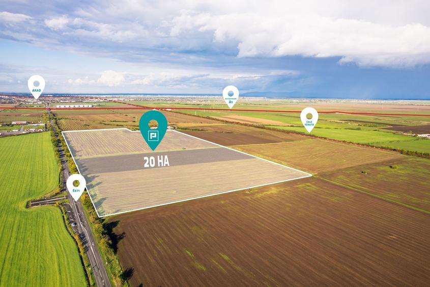 Teren agricol extravilan de 200000 mp, în Sud