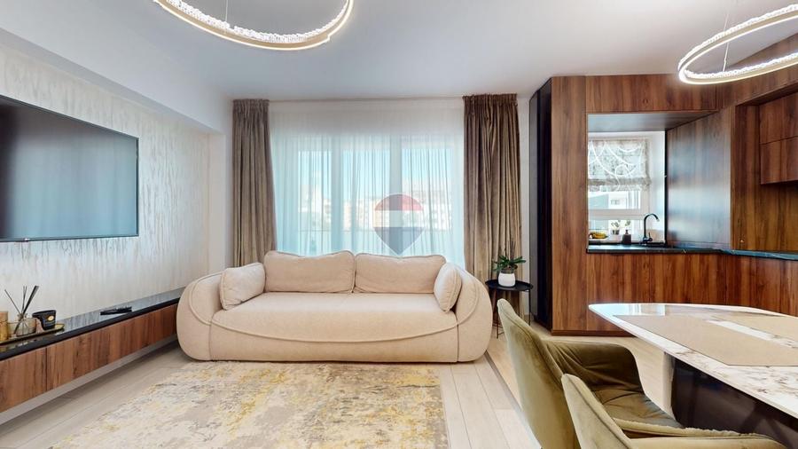 Apartament cu 3 camere decomandat, mobilat în Tractorul