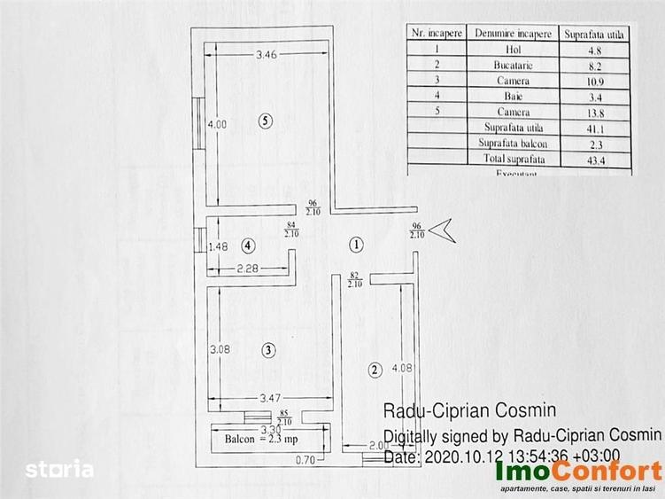 Apartament cu 2 camere în Ciurea