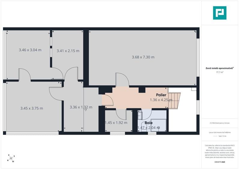 Birou, de 77.699996948242 mp, în Fortuna