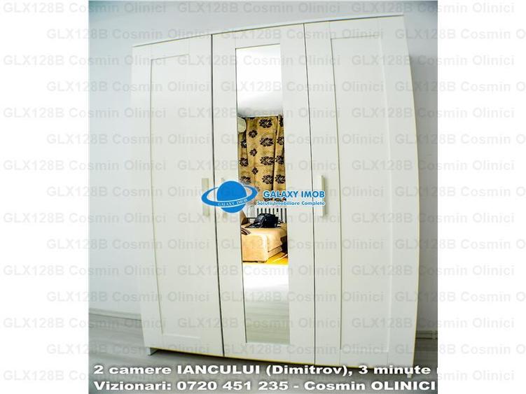 Apartament cu 2 camere semidecomandat, mobilat în Iancului
