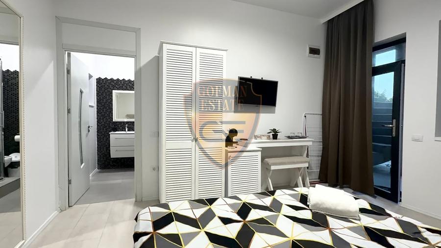 Pachet 3 Garsoniere mobilate Mamaia Nord etaj 1 parter cu terasa 26mp foisor A/C - 6