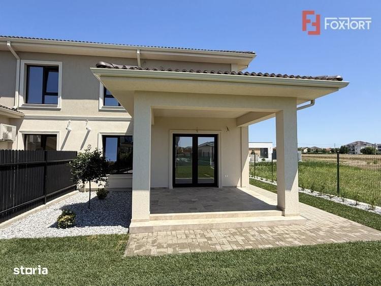 Duplex cu 442 mp teren | Dumbravita | Terase din travertin | Scara lem - 1