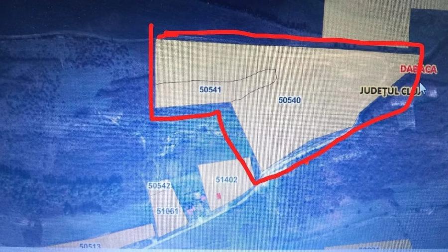 Vand teren in Luna de jos 4,5 Hectare, cu C.F - 1