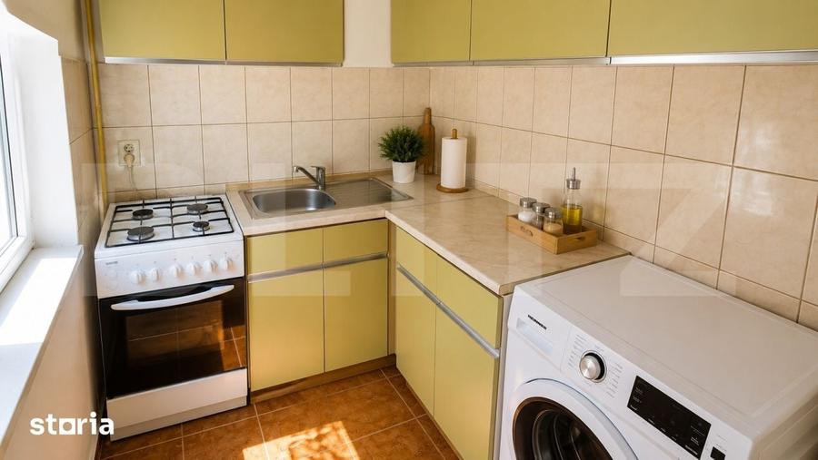 Apartament cu 2 camere semidecomandat în Burdea