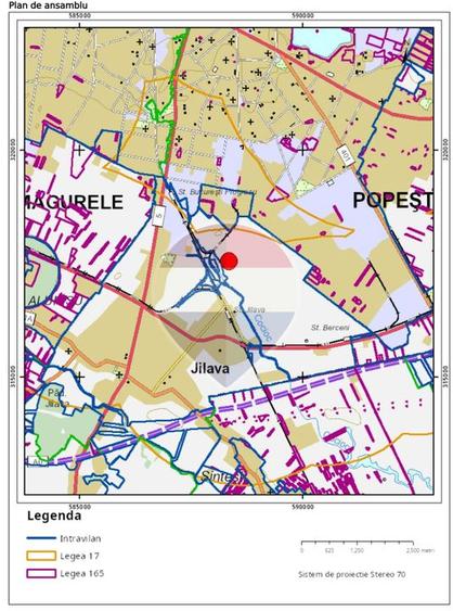 Teren Construcții intravilan de 6053 mp, în Jilava