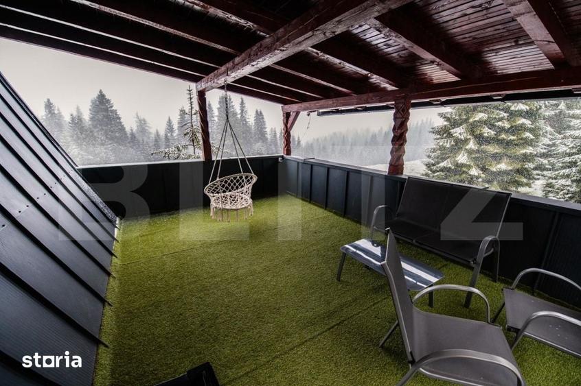 Cabana A-Frame, 195 mp utili, 600 mp teren, Sauna & Ciubar, Belis, SCH - 10