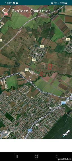 Teren de 42000 mp, în Nord