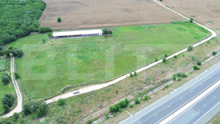 Teren cu vizibilitate din autostrada ?i utilita?i, 17.47 - 6