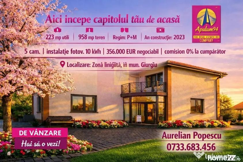 Casă cu 5 camere cu Teren 958 Mp în Central