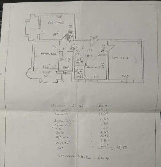 Apartament 3 camere  decomandat – Rahova - Sebastian - 2