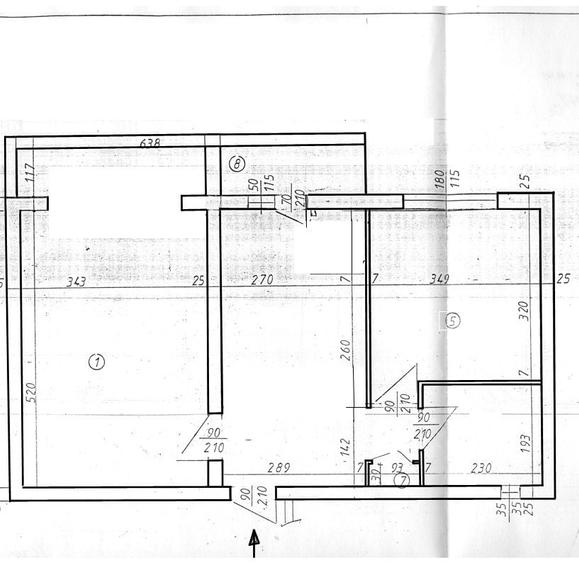 Apartament cu 2 camere decomandat în Vest