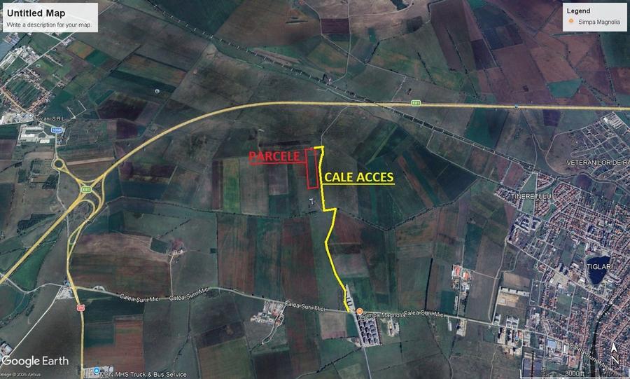 Teren agricol extravilan de 515 mp, în Turnișor