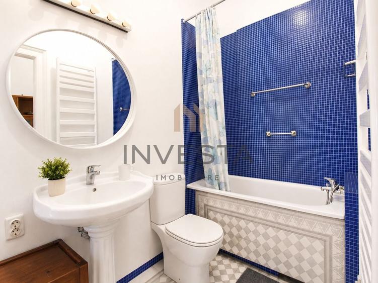 Apartament cu 3 camere semidecomandat, mobilat în Ultracentral