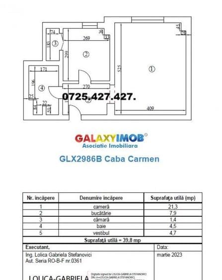 Garsonieră decomandată în Ultracentral