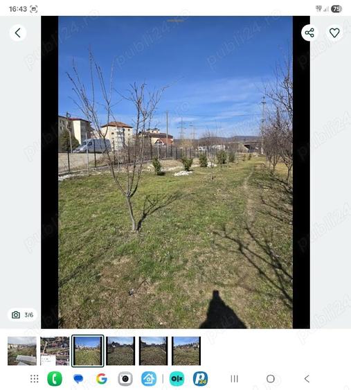 Teren de 2300 mp, în Nord