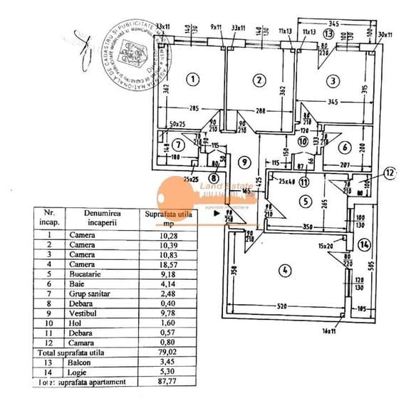 Apartament cu 4 camere decomandat, mobilat în Crângași