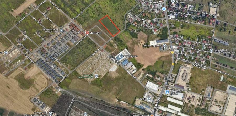 Teren Construcții intravilan de 9797 mp, în Rahova