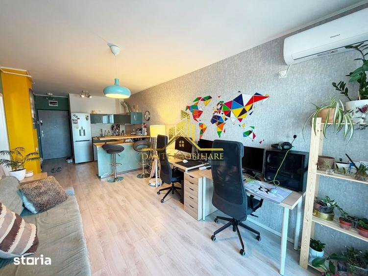 Apartament cu 2 camere semidecomandat, mobilat în Bună Ziua