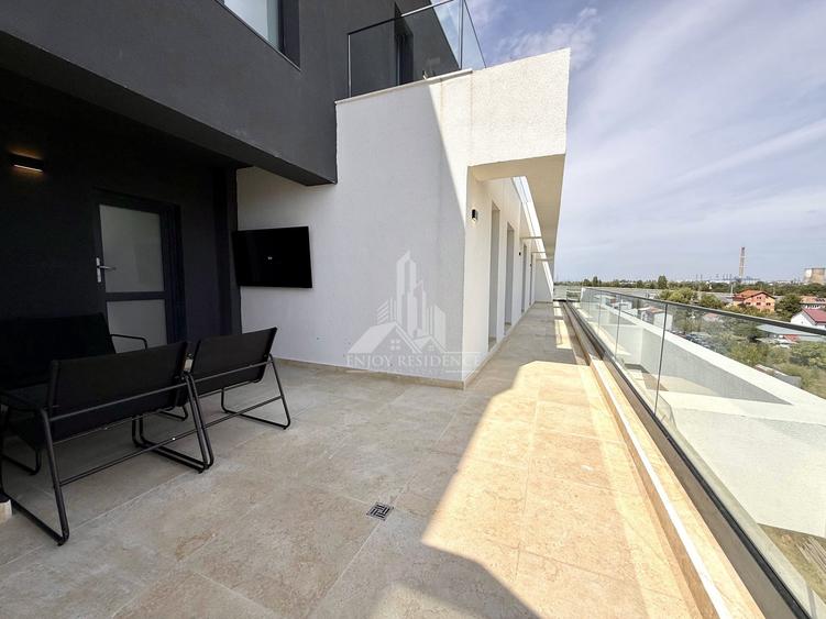Penthouse cu 3 camere semidecomandat, mobilat în Prelungirea Ghencea