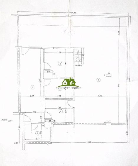 Apartament cu 4 camere în Central
