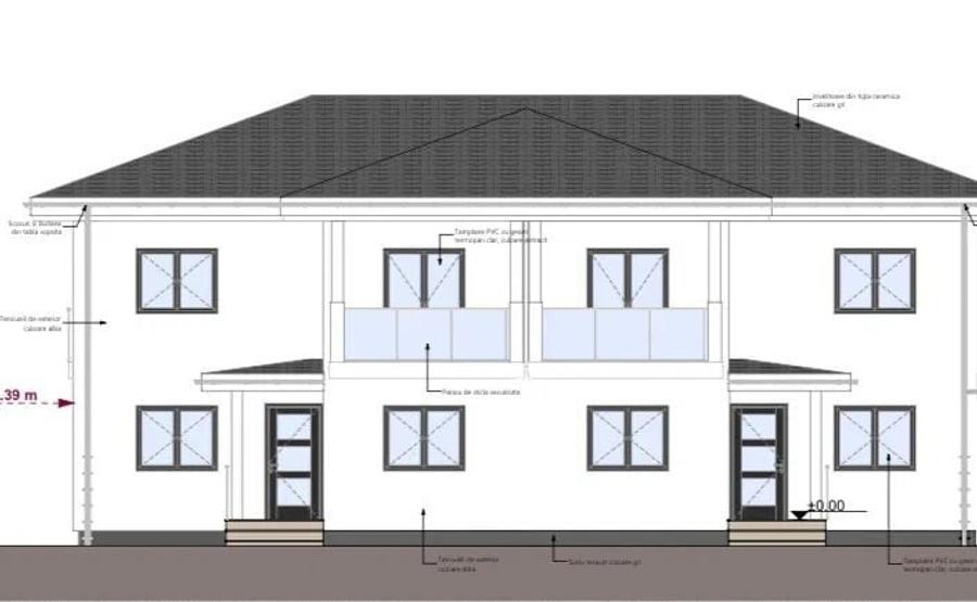 Duplex cu 4 camere cu Canalizare în Șelimbăr