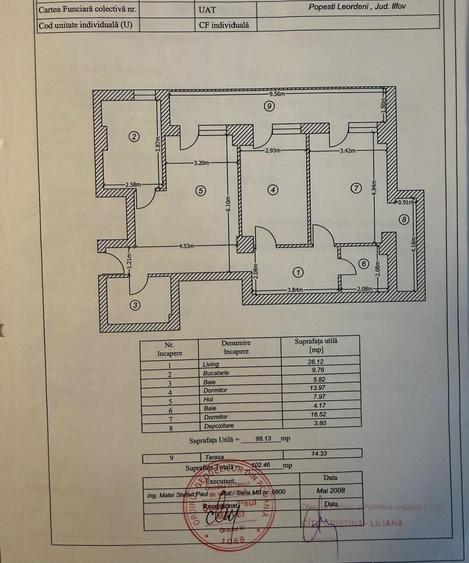 Apartament cu 3 camere decomandat în Central