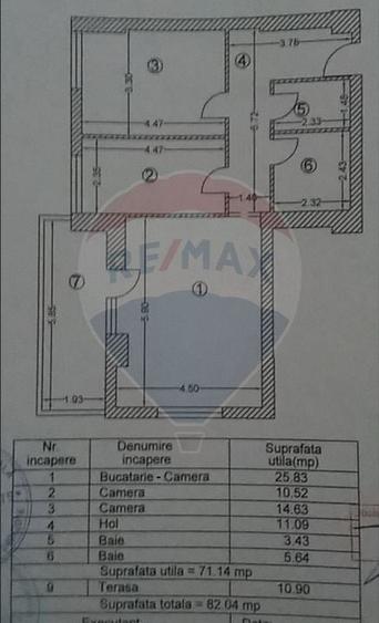 Apartament cu 3 camere de vanzare, centrala proprie - Mihai Bravu - 11
