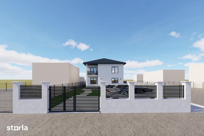 Casă cu 5 camere cu Teren 500 Mp în Ciorogârla