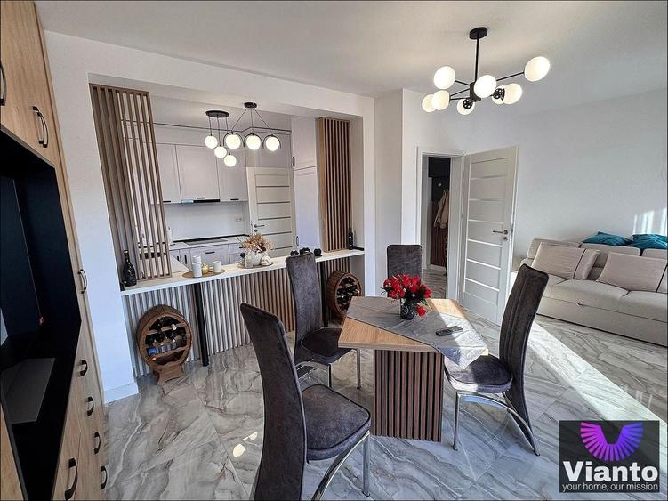 Apartament cu 2 camere, mobilat în Cristian